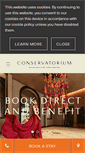 Mobile Screenshot of conservatoriumhotel.com